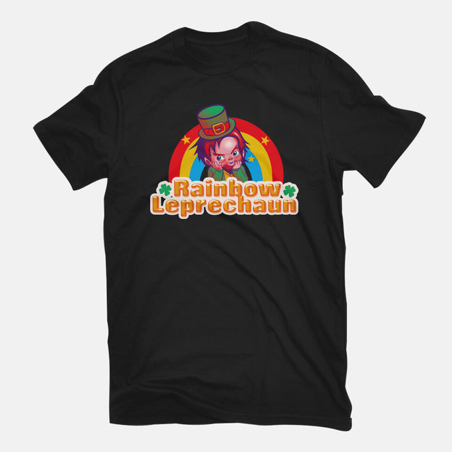 Rainbow Leprechaun-Unisex-Basic-Tee-Samuel