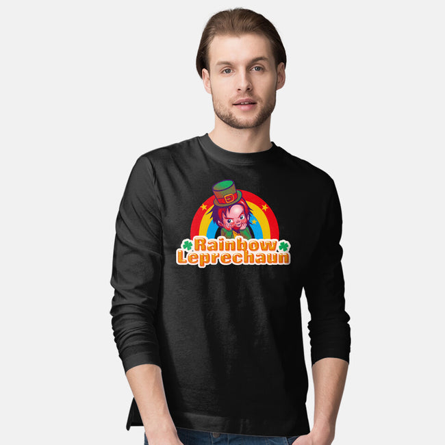 Rainbow Leprechaun-Mens-Long Sleeved-Tee-Samuel
