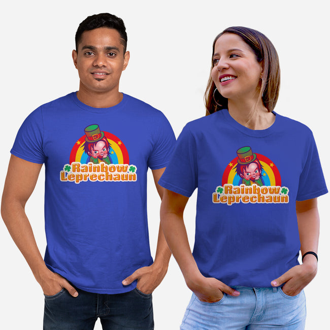 Rainbow Leprechaun-Unisex-Basic-Tee-Samuel