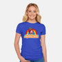 Rainbow Leprechaun-Womens-Fitted-Tee-Samuel