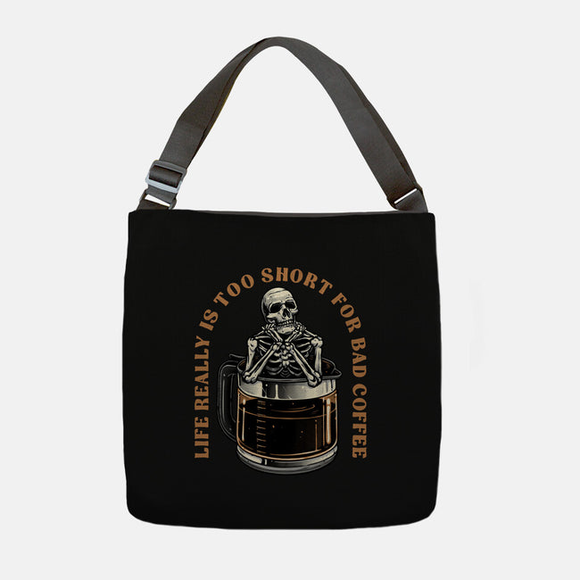 Bad Coffee-None-Adjustable Tote-Bag-momma_gorilla