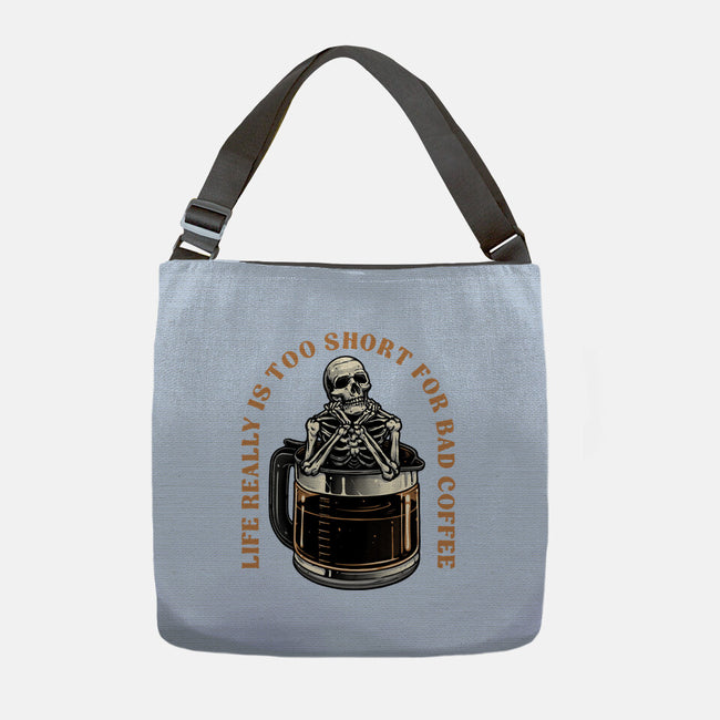 Bad Coffee-None-Adjustable Tote-Bag-momma_gorilla