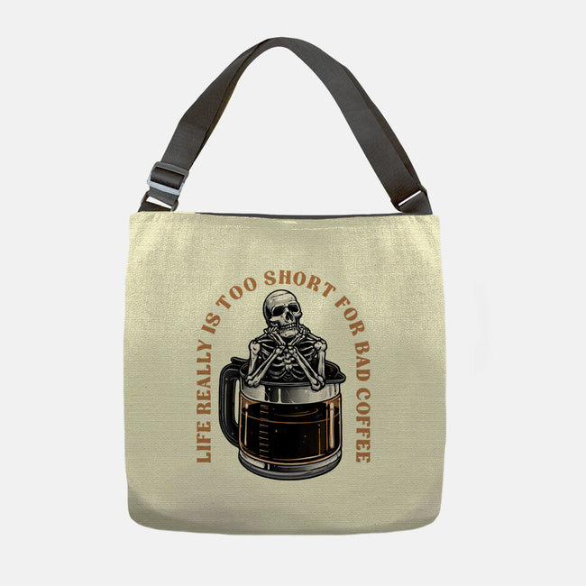 Bad Coffee-None-Adjustable Tote-Bag-momma_gorilla