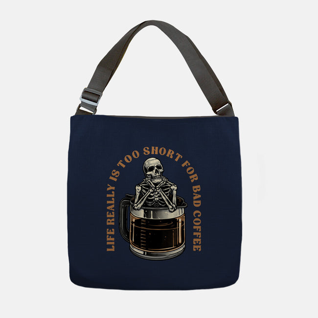 Bad Coffee-None-Adjustable Tote-Bag-momma_gorilla