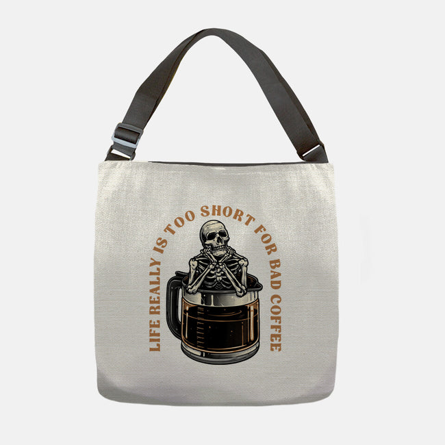 Bad Coffee-None-Adjustable Tote-Bag-momma_gorilla