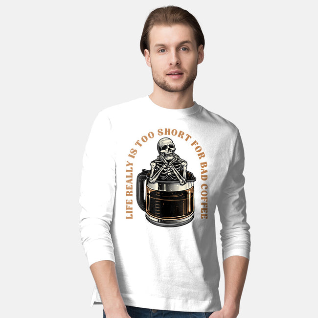 Bad Coffee-Mens-Long Sleeved-Tee-momma_gorilla