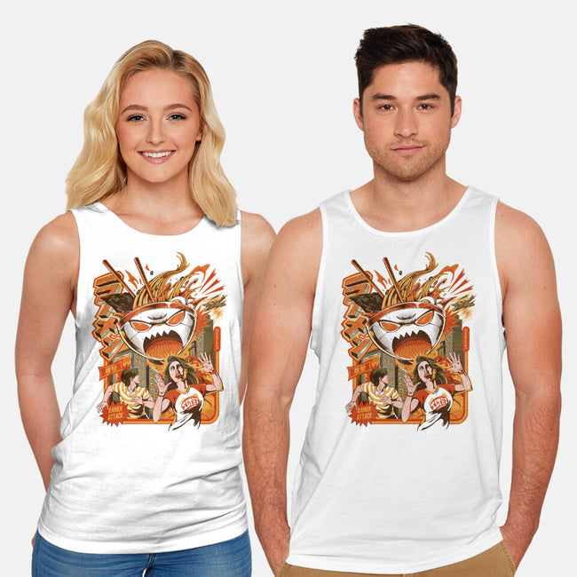 Great Ramen Attack-Unisex-Basic-Tank-ilustrata