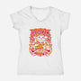 Otterly Delicious-Womens-V-Neck-Tee-Estudio Horta