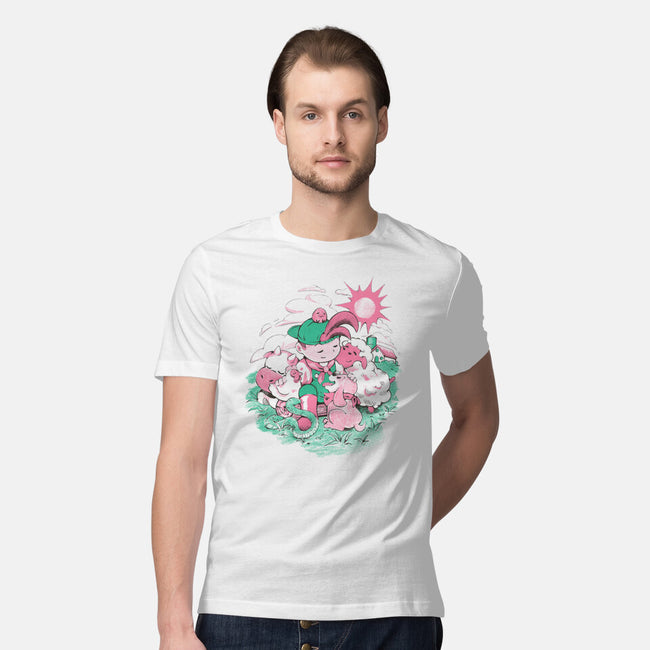 Farm Friends-Mens-Premium-Tee-Estudio Horta