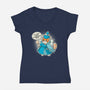 Fairy Godmother-Womens-V-Neck-Tee-Freecheese