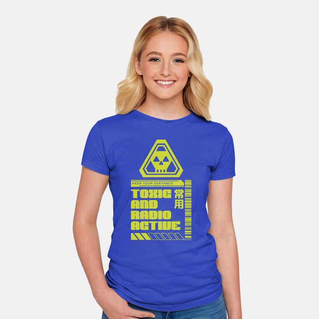 Toxic And Radioactive-Womens-Fitted-Tee-Studio Mootant
