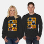 Triple Bot-Unisex-Crew Neck-Sweatshirt-spoilerinc