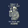 Leave Me Alone-Womens-Fitted-Tee-fanfabio
