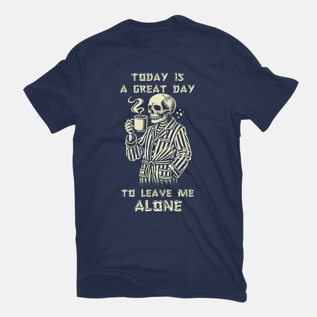 Leave Me Alone-Womens-Fitted-Tee-fanfabio