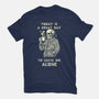 Leave Me Alone-Womens-Fitted-Tee-fanfabio