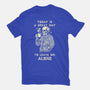 Leave Me Alone-Womens-Fitted-Tee-fanfabio