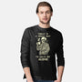 Leave Me Alone-Mens-Long Sleeved-Tee-fanfabio