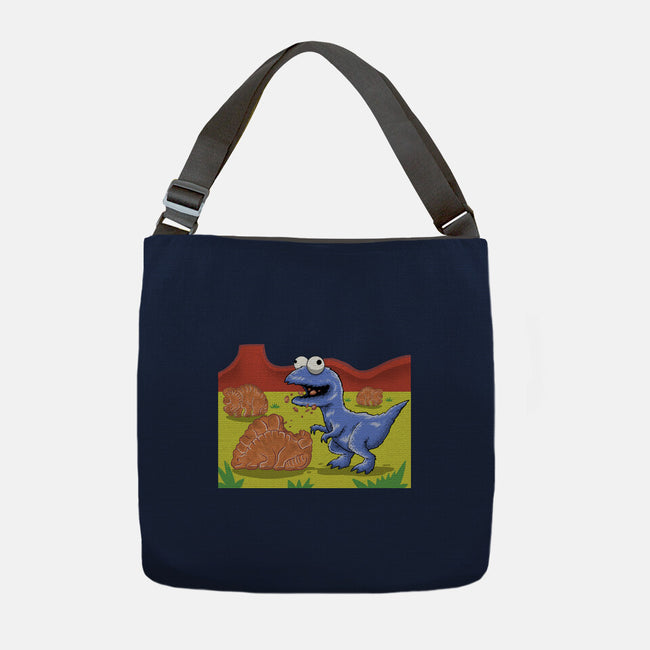Jurassic Cookies-None-Adjustable Tote-Bag-zascanauta