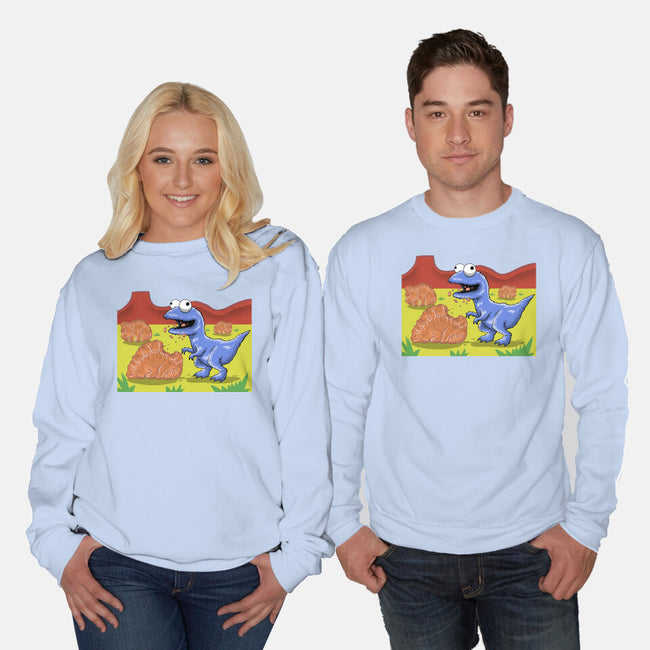 Jurassic Cookies-Unisex-Crew Neck-Sweatshirt-zascanauta