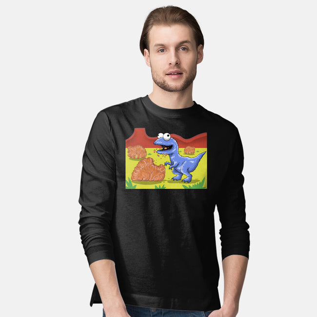 Jurassic Cookies-Mens-Long Sleeved-Tee-zascanauta