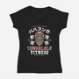 Congalala Fitness-Womens-V-Neck-Tee-LAGELANTEE