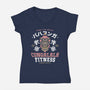 Congalala Fitness-Womens-V-Neck-Tee-LAGELANTEE