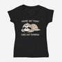 Surely Not Tomorrow-Womens-V-Neck-Tee-BridgeWalker