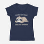 Surely Not Tomorrow-Womens-V-Neck-Tee-BridgeWalker