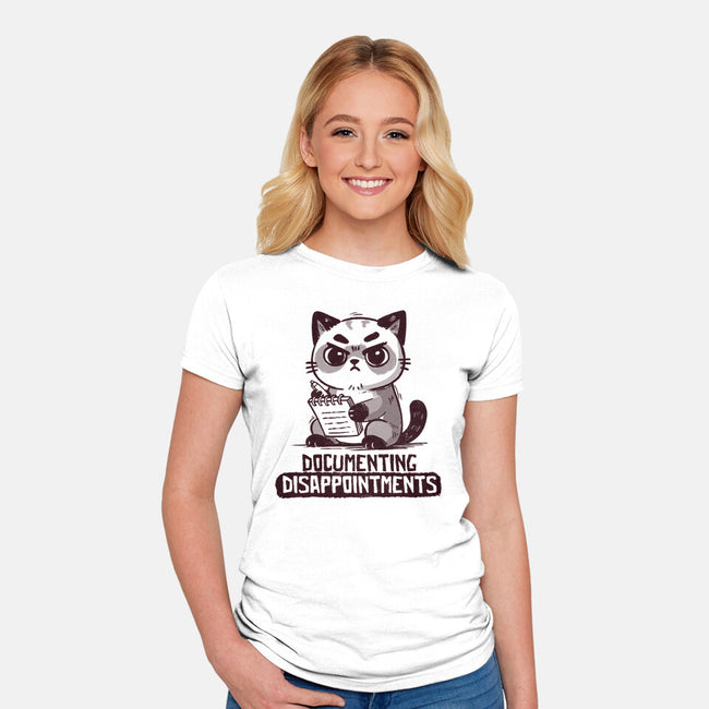 Documenting Disappointments-Womens-Fitted-Tee-koalastudio