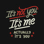 Actually It's You-Womens-Fitted-Tee-koalastudio
