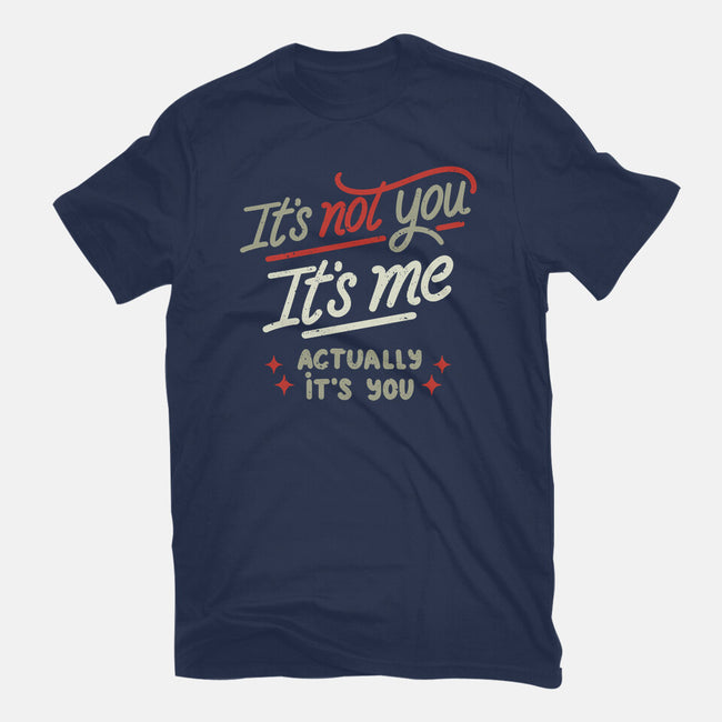 Actually It's You-Womens-Fitted-Tee-koalastudio