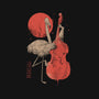 Flamingo Song-Womens-Fitted-Tee-eduely