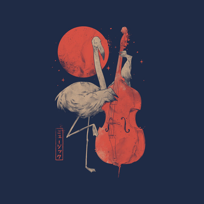 Flamingo Song-Womens-Fitted-Tee-eduely