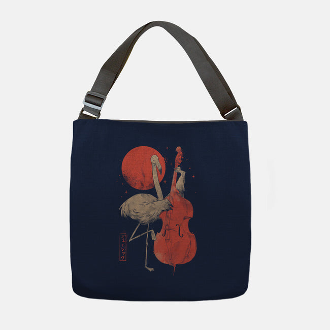 Flamingo Song-None-Adjustable Tote-Bag-eduely