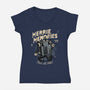 Merrie Old Memories-Womens-V-Neck-Tee-teesgeex