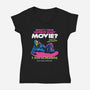 Scream96-Womens-V-Neck-Tee-Jorgetiradoart