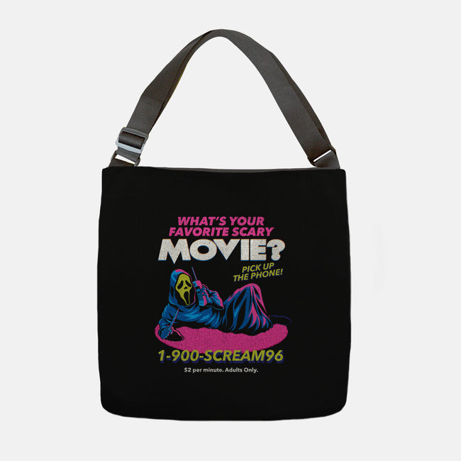 Scream96-None-Adjustable Tote-Bag-Jorgetiradoart