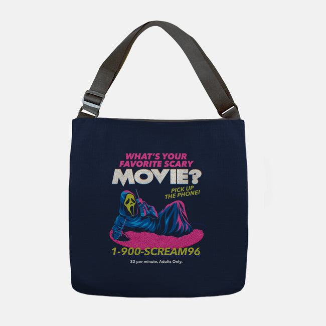 Scream96-None-Adjustable Tote-Bag-Jorgetiradoart