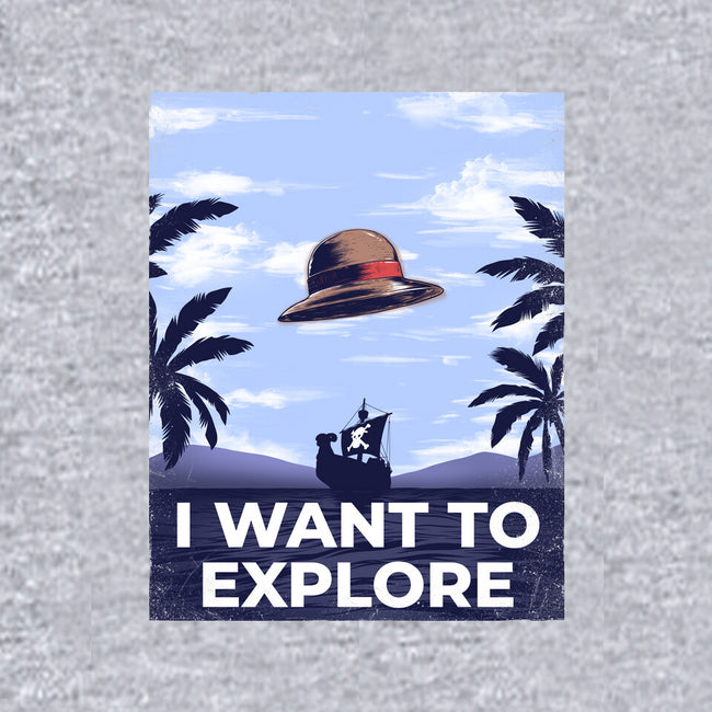 I Want To Explore-Womens-Fitted-Tee-alfbocreative