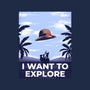 I Want To Explore-Womens-Fitted-Tee-alfbocreative