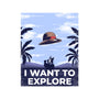 I Want To Explore-Youth-Crew Neck-Sweatshirt-alfbocreative