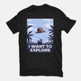 I Want To Explore-Womens-Fitted-Tee-alfbocreative