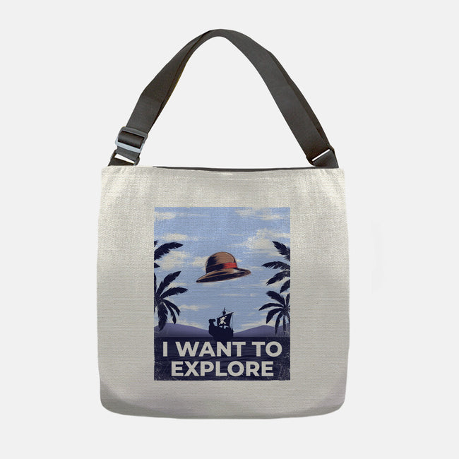 I Want To Explore-None-Adjustable Tote-Bag-alfbocreative