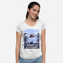I Want To Explore-Womens-V-Neck-Tee-alfbocreative