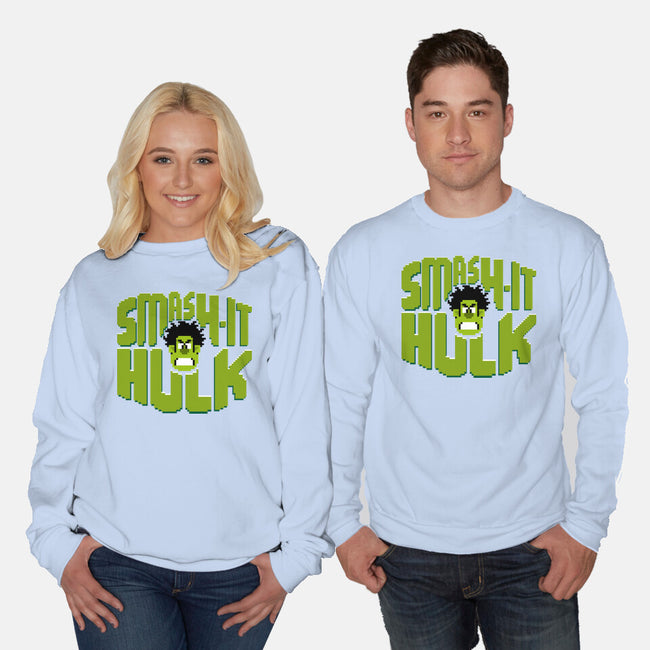 Smash It-Unisex-Crew Neck-Sweatshirt-demonigote
