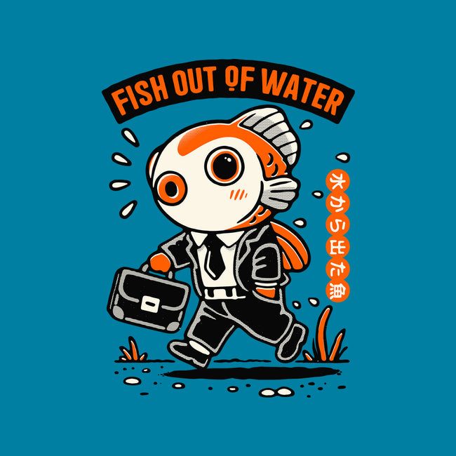 Fish Out Of Water-Womens-Fitted-Tee-Popnotic