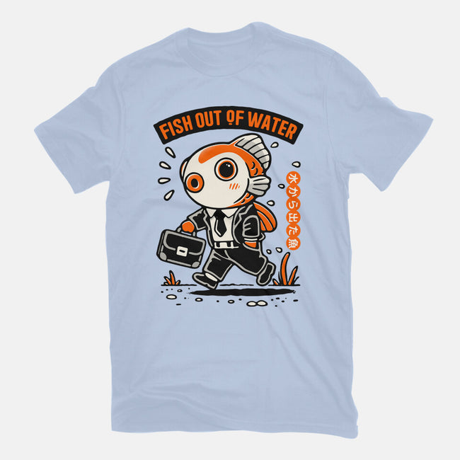 Fish Out Of Water-Womens-Fitted-Tee-Popnotic