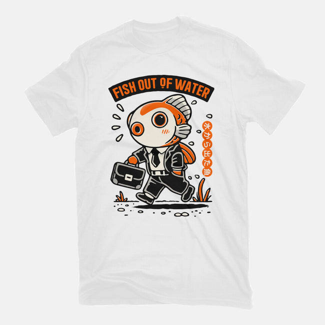 Fish Out Of Water-Womens-Fitted-Tee-Popnotic