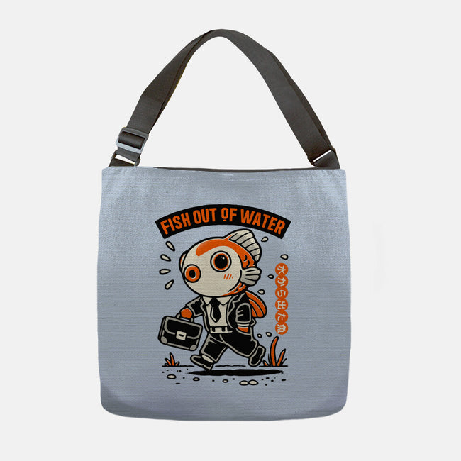 Fish Out Of Water-None-Adjustable Tote-Bag-Popnotic