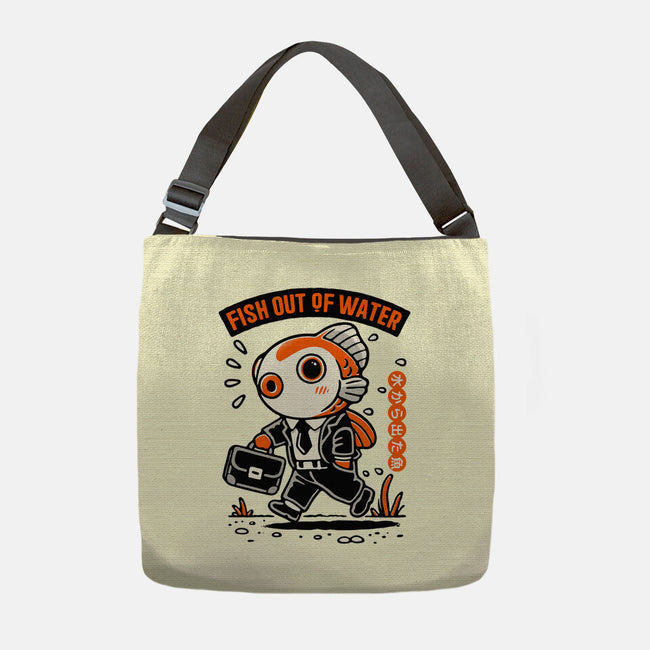 Fish Out Of Water-None-Adjustable Tote-Bag-Popnotic